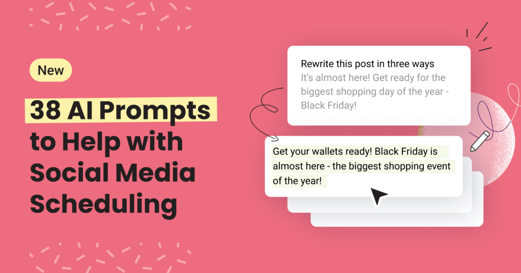 Prompting social media 